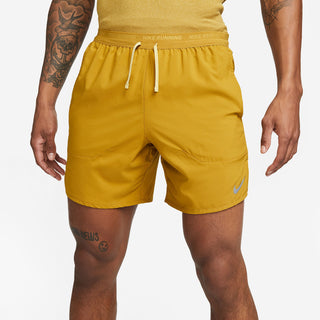 Nike Mens Dri-FIT 7" Brief-Lined Shorts | Bronzine/Reflective Silver