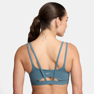Nike Zenvy Strappy Sports Bra | Smokey Blue