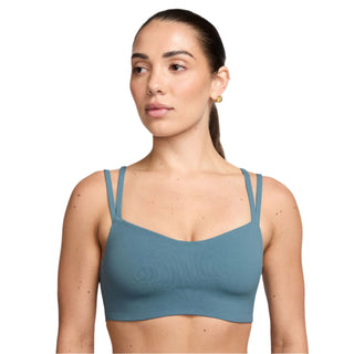 Nike Zenvy Strappy Sports Bra | Smokey Blue