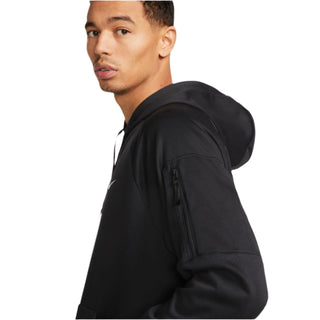 Nike Mens Therma-FIT Hooded Pullover | Black/White