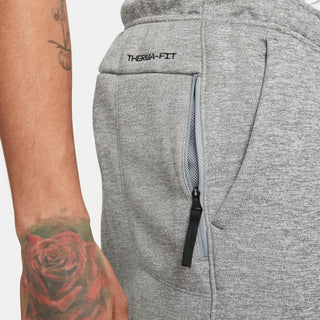 Nike Mens Therma-Fit Fitness Tapered Pant | Dark Grey Heather/Black