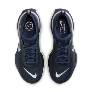 Nike Mens ZoomX Invincible 3 | College Navy/Metallic Silver