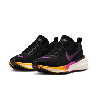 Nike Womens ZoomX Invincible 3 | Black/Hyper Violet/Laser Orange