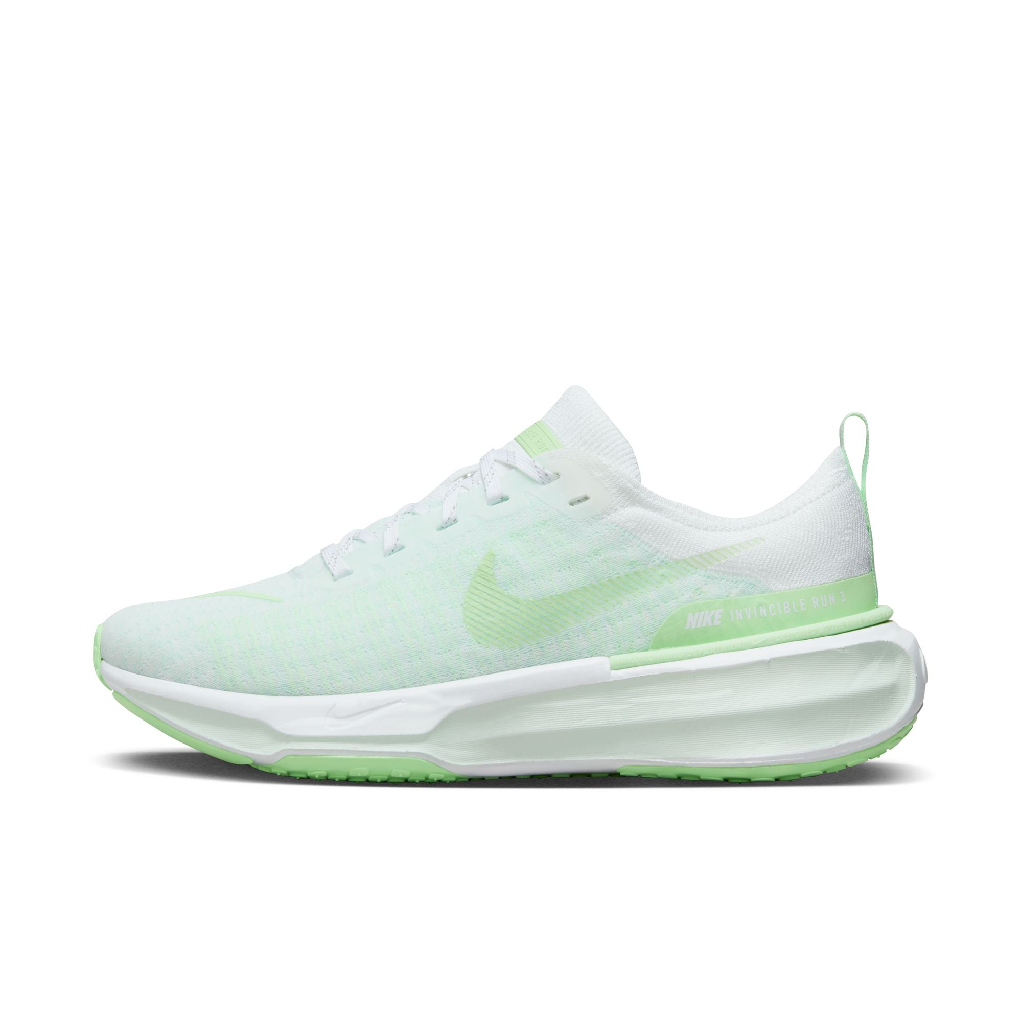 Nike Womens ZoomX Invincible White/Vapour Green – Taskers Sports