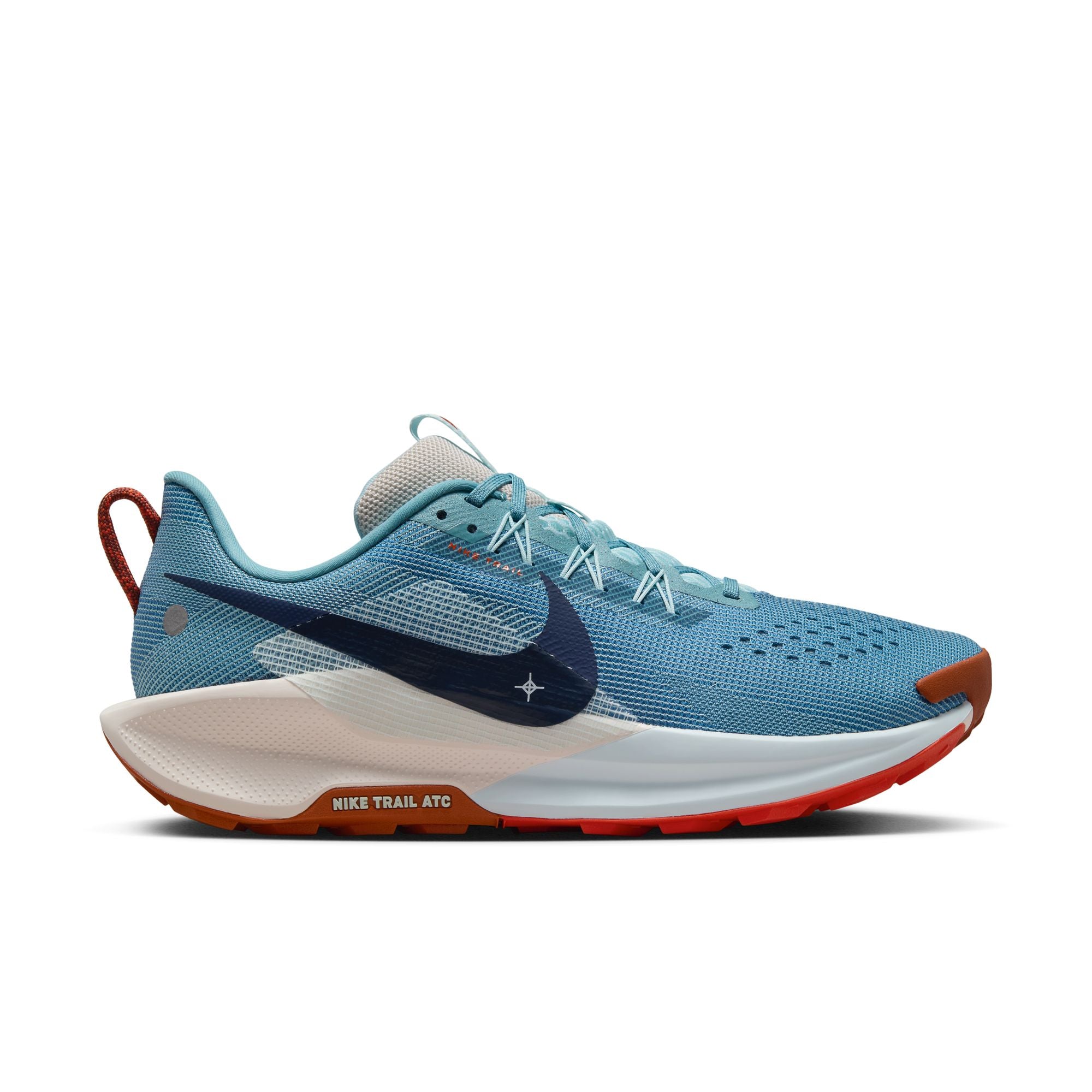 Nike Mens Reactx Pegasus Trail 5 Denim Turq Midnight Navy Taskers Sports