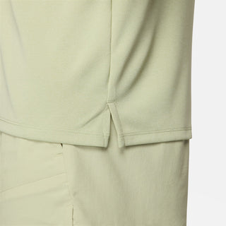 Nike Mens Dri-FIT UV Short Sleeved Miler | Sea Glass/Olive Aura/Reflective Silver