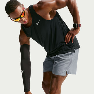 Nike Mens Dri-FIT Challenger 7" Brief Lined Shorts | Smoke Grey