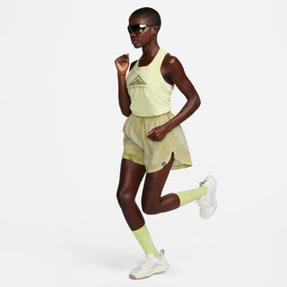 Nike Womens Dri-FIT Trail Running Tank | Luminous Green/Neutral Olive