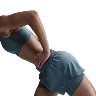 Nike One Dri-FIT Mid-Rise 3" 2-in-1 Shorts | Smokey Blue