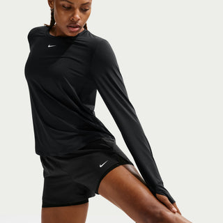 Nike One Womens Dri-FIT 3" 2-in-1 Shorts | Black/White