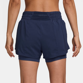 Nike One Dri-FIT Mid-Rise 3" 2-in-1 Shorts | Midnight Navy