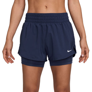 Nike One Dri-FIT Mid-Rise 3" 2-in-1 Shorts | Midnight Navy