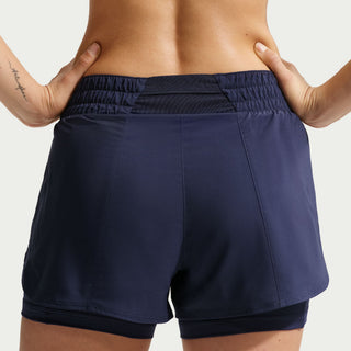Nike One Womens Dri-FIT 3" 2-in-1 Shorts | Midnight