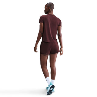 Nike One Dri-FIT Mid-Rise 3" 2-in-1 Shorts | Burgundy Crush