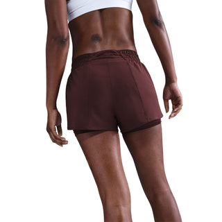 Nike One Dri-FIT Mid-Rise 3" 2-in-1 Shorts | Burgundy Crush