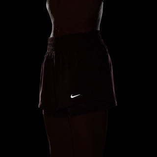 Nike One Dri-FIT Mid-Rise 3" 2-in-1 Shorts | Burgundy Crush