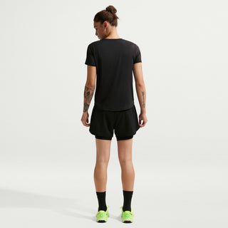 Nike Womens Dri-FIT High-Wasited 3" 2-in-1 Shorts | Black