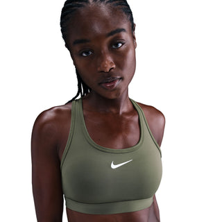 Nike Swoosh Medium Support Sports Bra | Medium Olive