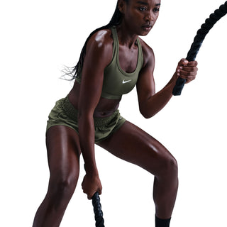 Nike Swoosh Medium Support Sports Bra | Medium Olive