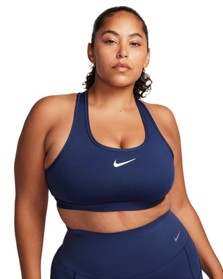 Nike Swoosh Medium Support Sports Bra | Midnight Navy