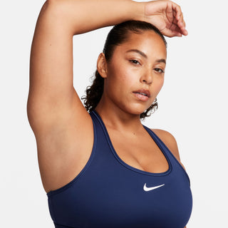 Nike Swoosh Medium Support Sports Bra | Midnight Navy