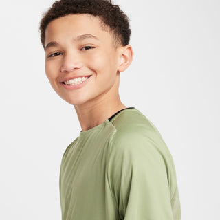 Nike Kids Multi Tech Top | Oil Green/Reflective Silver