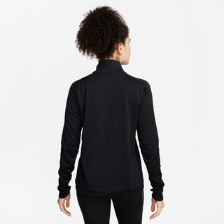 Nike Womens Dri-FIT Swoosh 1/4 Zip | Black/Cool Grey