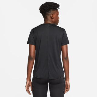 Nike Womens Dri-FIT Swoosh Running Tee | Black/Cool Grey