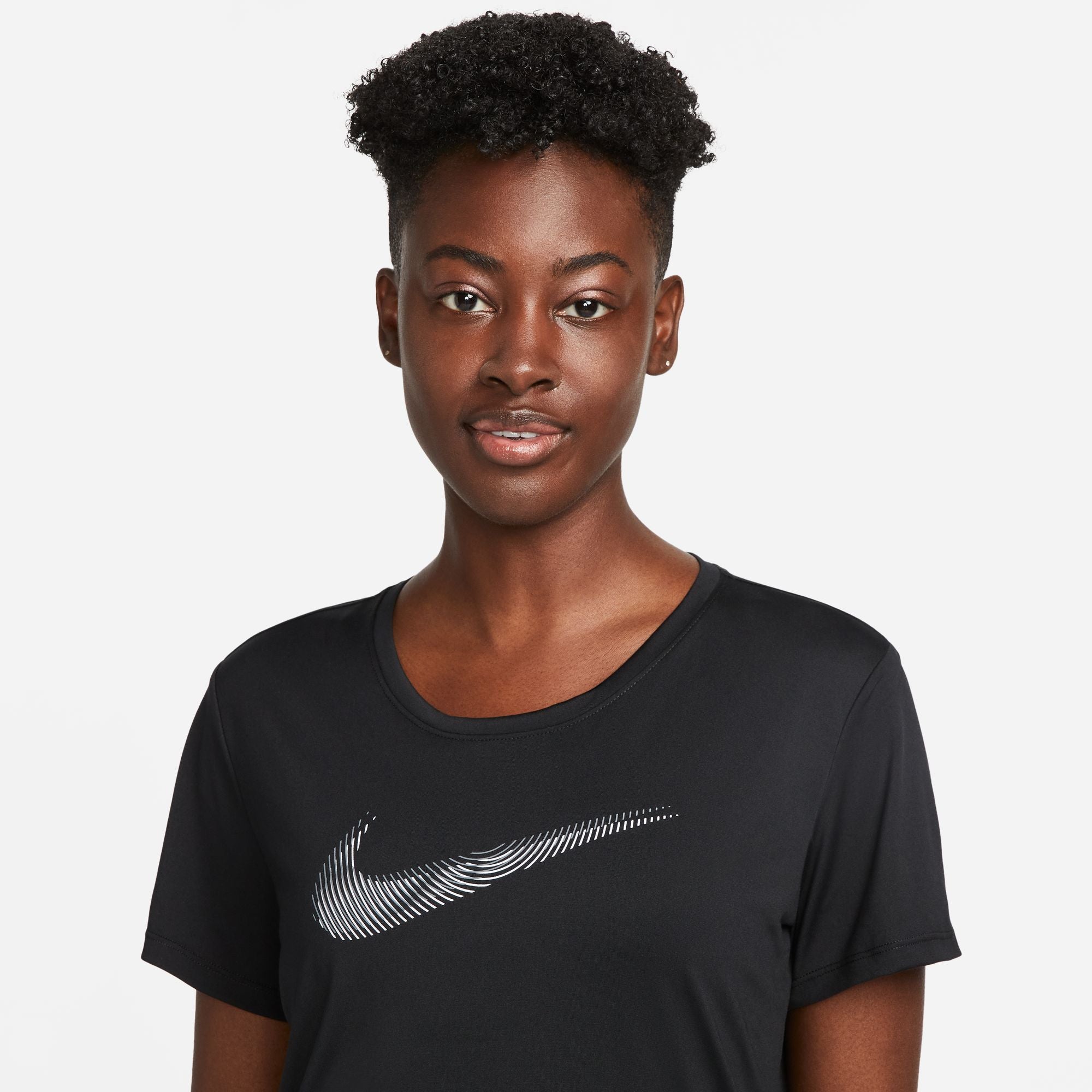 Nike women's swoosh running tee best sale