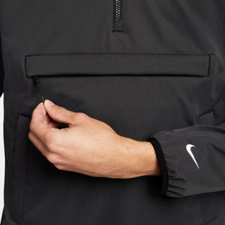 Nike Mens Unscripted Repel Anorak Golf Jacket | Black/White