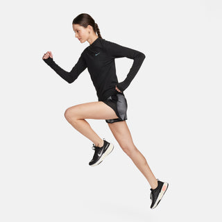 Nike Womens Swift Dri-FIT Mock Neck Running Top | Black