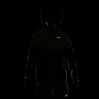 Nike Mens Windrunner Repel Running Jacket | Olive Aura/Dark Stucco/Reflective Silver