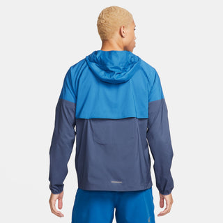 Nike Mens Windrunner Repel Running Jacket | Court Blue/Thunder Blue/Reflective Silver