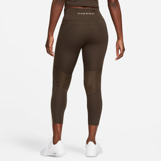 Nike Womens Air Fast Mid-Rise 7/8 Leggings | Baroque Brown/Sanddrift