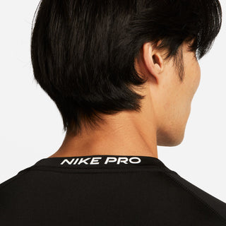 Nike Mens Pro Dri-FIT Tight Fitness Top | Black/White