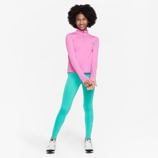 Nike Kids Dri-FIT Long Sleeve 1/2 Zip | Playful Pink/White