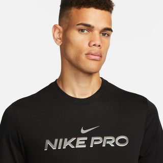 Nike Mens Pro Dri-FIT Fitness Tee | Black