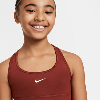 Nike Kids Swoosh Sports Bra | Dark Team Red/White