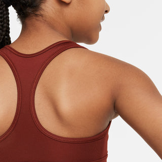 Nike Kids Swoosh Sports Bra | Dark Team Red/White