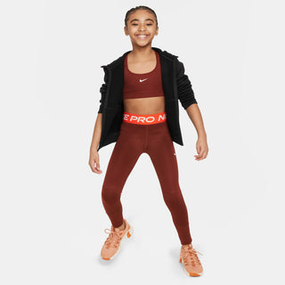 Nike Kids Swoosh Sports Bra | Dark Team Red/White