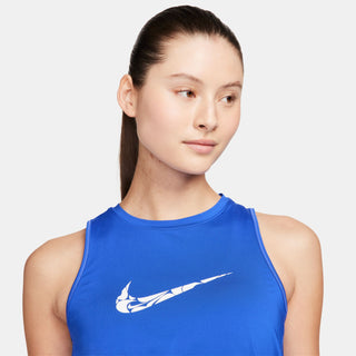Nike Womens One Graphic Running Tank | Hyper Royal/White