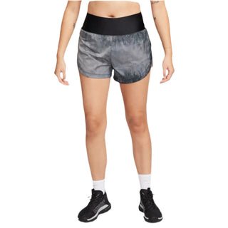 Nike Womens Trail Repel Mid-Rise 3" Brief-lined Shorts | Black