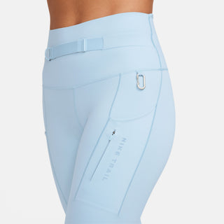 Nike Womens Trail Go High Waisted 7/8 Leggings | Light Armory Blue