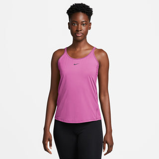 Nike Womens One Classic Dri-FIT Strappy Tank Top | Playful Pink/Black
