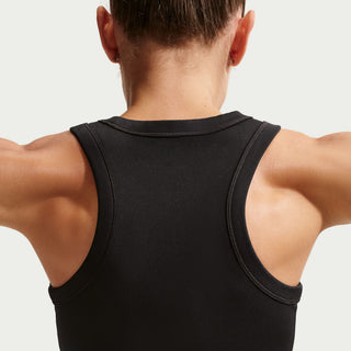 Nike Womens One Dri-FIT Cropped Tank | Black/White
