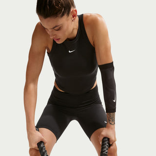 Nike Womens One Dri-FIT Cropped Tank | Black/White