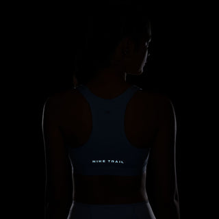 Nike Womens Trail On The Run Sports Bra | Light Armory Blue/Ashen Slate