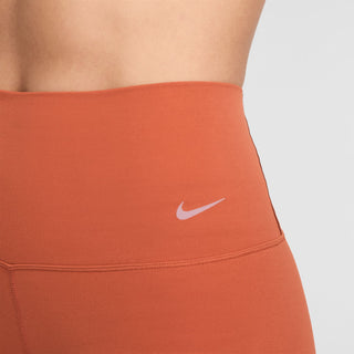 Nike Womens Zenvy High Waisted 5" Biker Shorts | Burnt Sunrise/Black