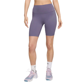 Nike Womens One High-Waisted 8" Biker Shorts | Daybreak/Black