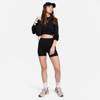 Nike Womens One High-Waisted 5" Biker Shorts | Black